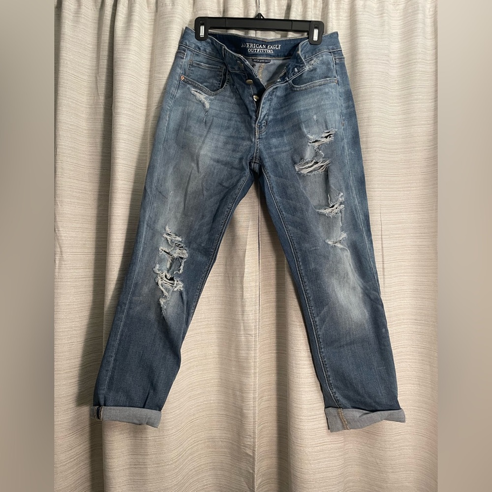 American Eagle Ripped Jeans - WORN ONCE!